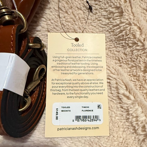 NWT Patricia Nash Leather Tinchi Convertible Bag - belt bag to crossbody - Picture 10 of 13